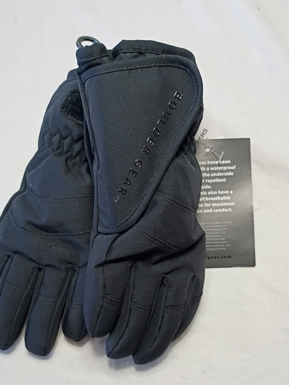 NWT Boulder Gear Toddler Boys Medium Flurry Black Gloves Winter